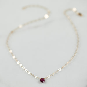 Living For Love Tiny Gemstone Necklace