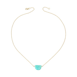 Luna Gemstone Necklace - 14K Gold-Filled