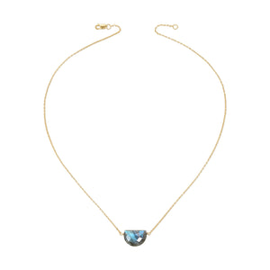 Luna Gemstone Necklace - 14K Gold-Filled
