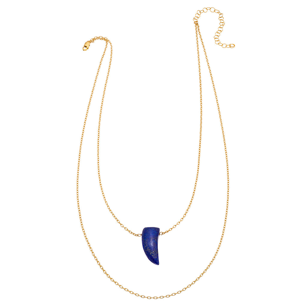 Little Gem Horn Drape Necklace