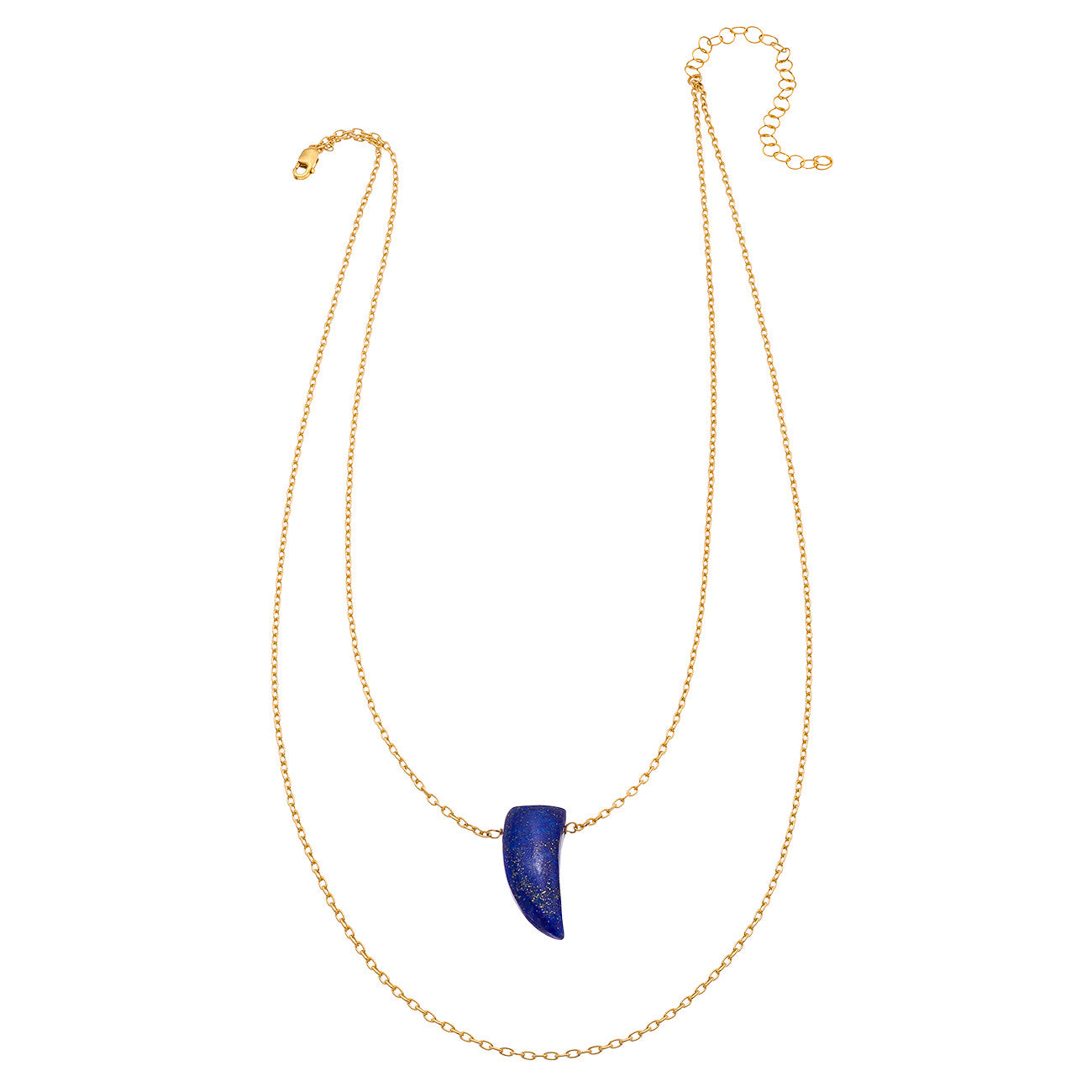 Little Gem Horn Drape Necklace