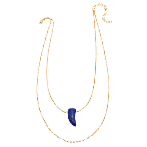 Little Gem Horn Drape Necklace