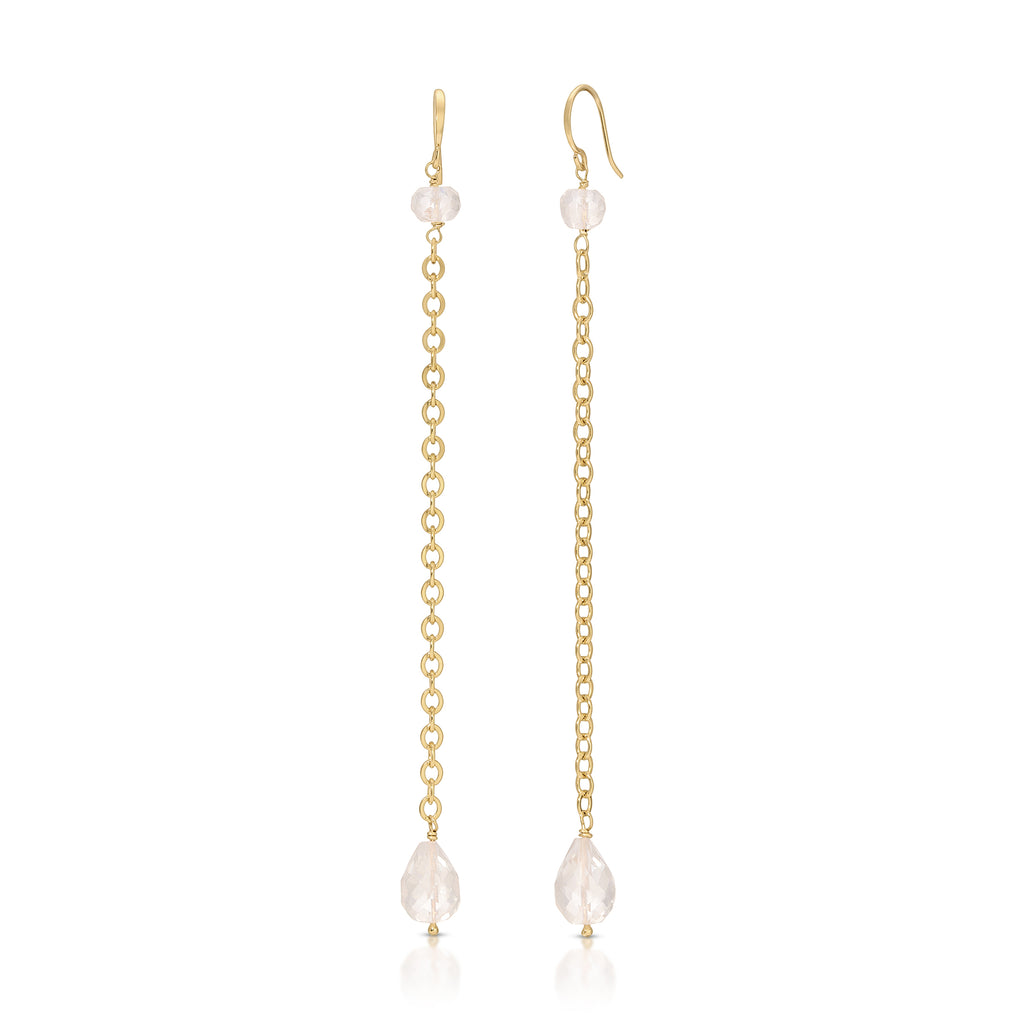 Mixed Up Linear Drop Earrings