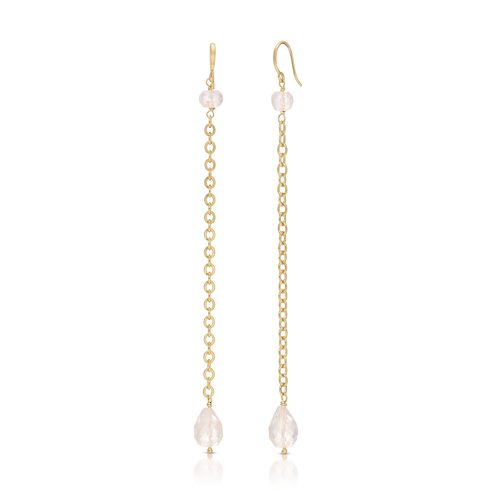 Mixed Up Linear Drop Earrings