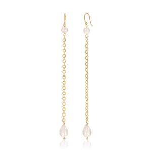 Mixed Up Linear Drop Earrings