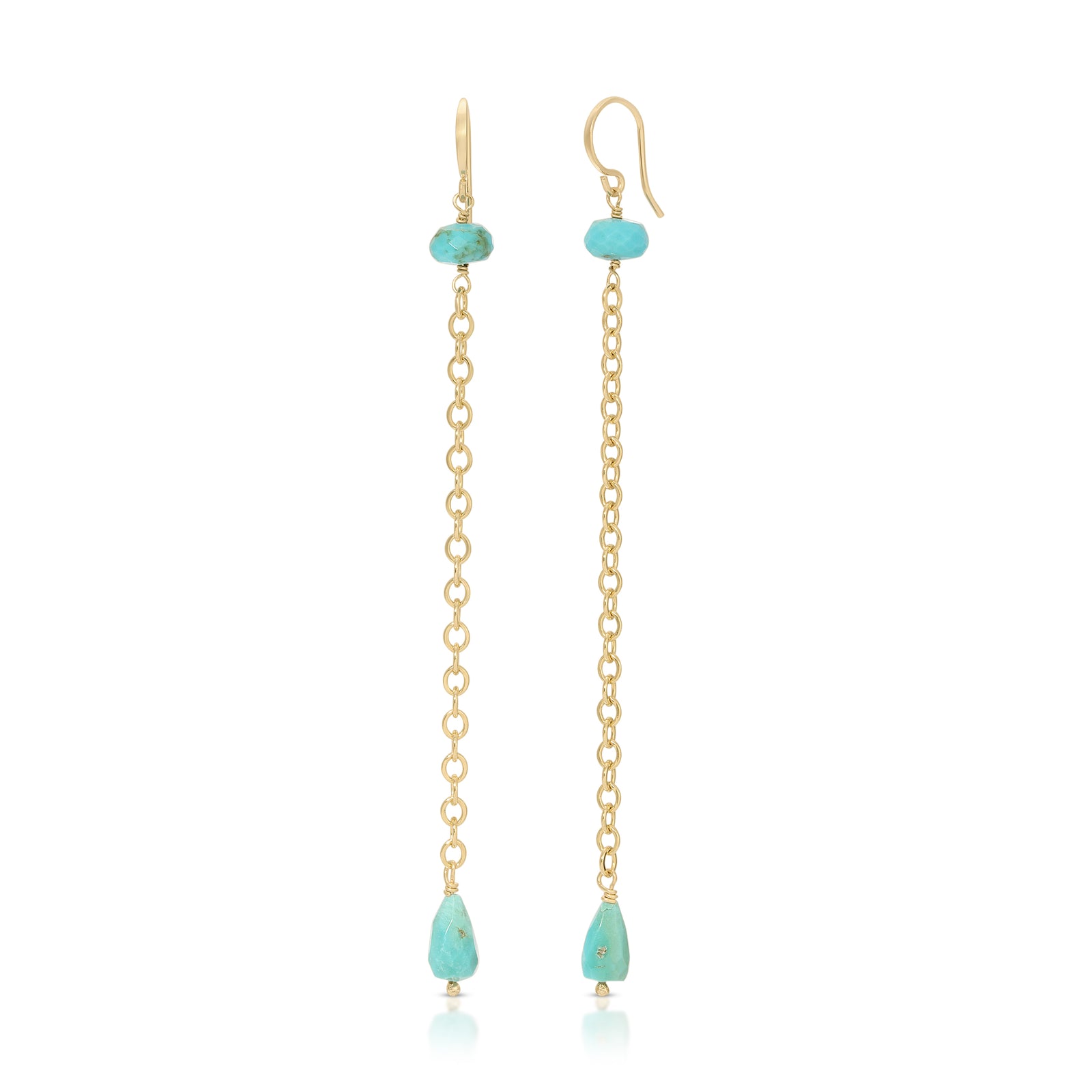 Mixed Up Linear Drop Earrings
