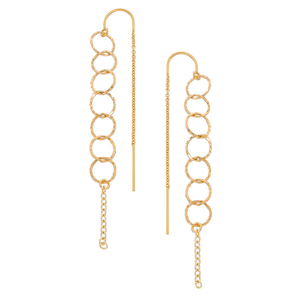 Open Link Thread Thru Earrings