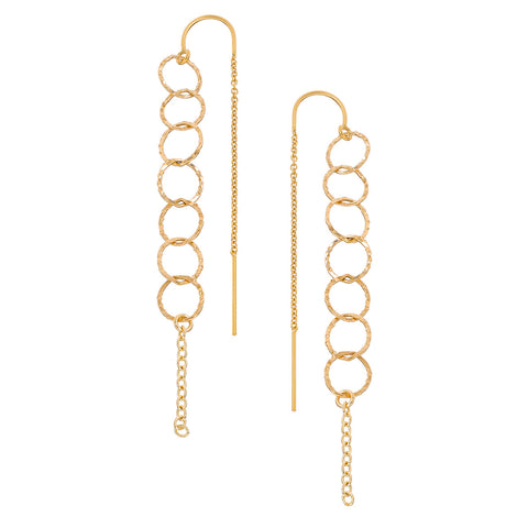 Open Link Thread Thru Earrings