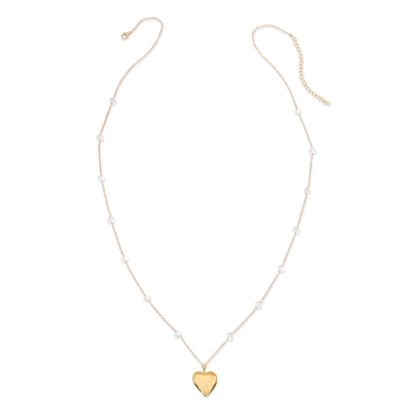 Open Your Heart Long Locket Necklace