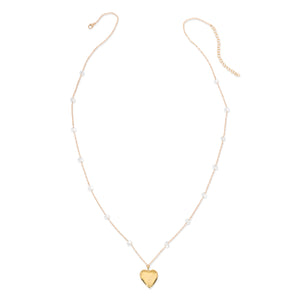 Open Your Heart Long Locket Necklace