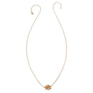 Prong Drusy Geode Necklace