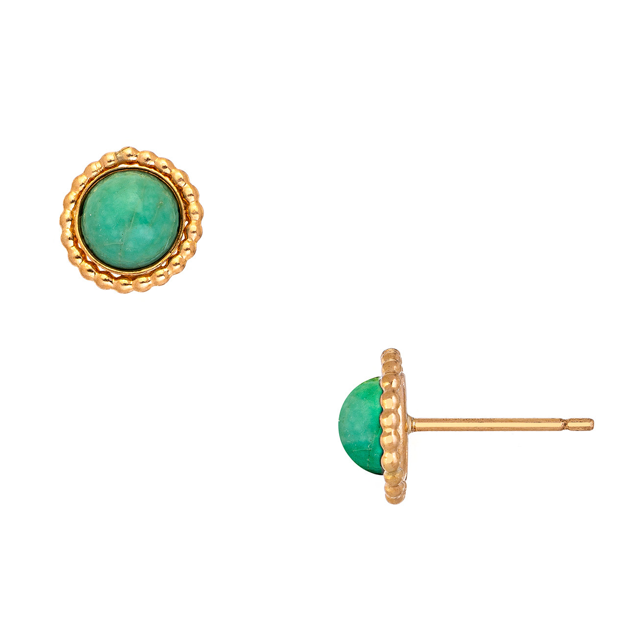 Royals Stud Earrings - Gold-Filled