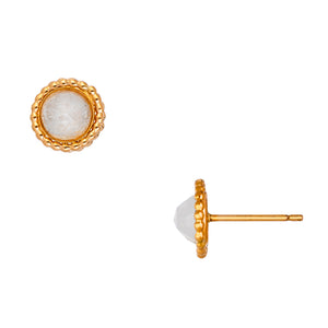 Royals Stud Earrings - Gold-Filled