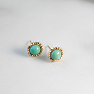 Royals Stud Earrings - Gold-Filled