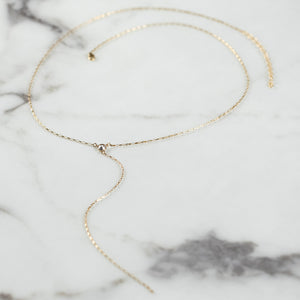Starry Eyed Long Y Necklace