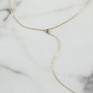 Starry Eyed Long Y Necklace