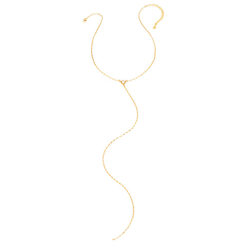 Starry Eyed Short Y Necklace