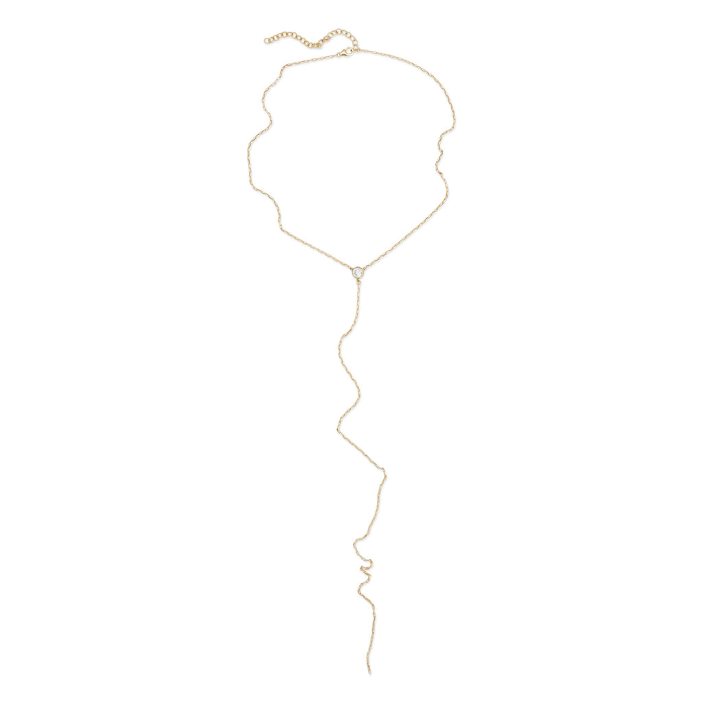 Starry Eyed Short Y Necklace