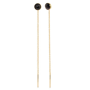Speedway Stud Thread Thru Earrings – 6mm