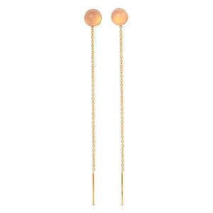 Speedway Stud Thread Thru Earrings – 6mm