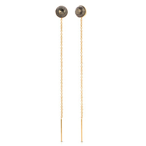 Speedway Stud Thread Thru Earrings – 6mm