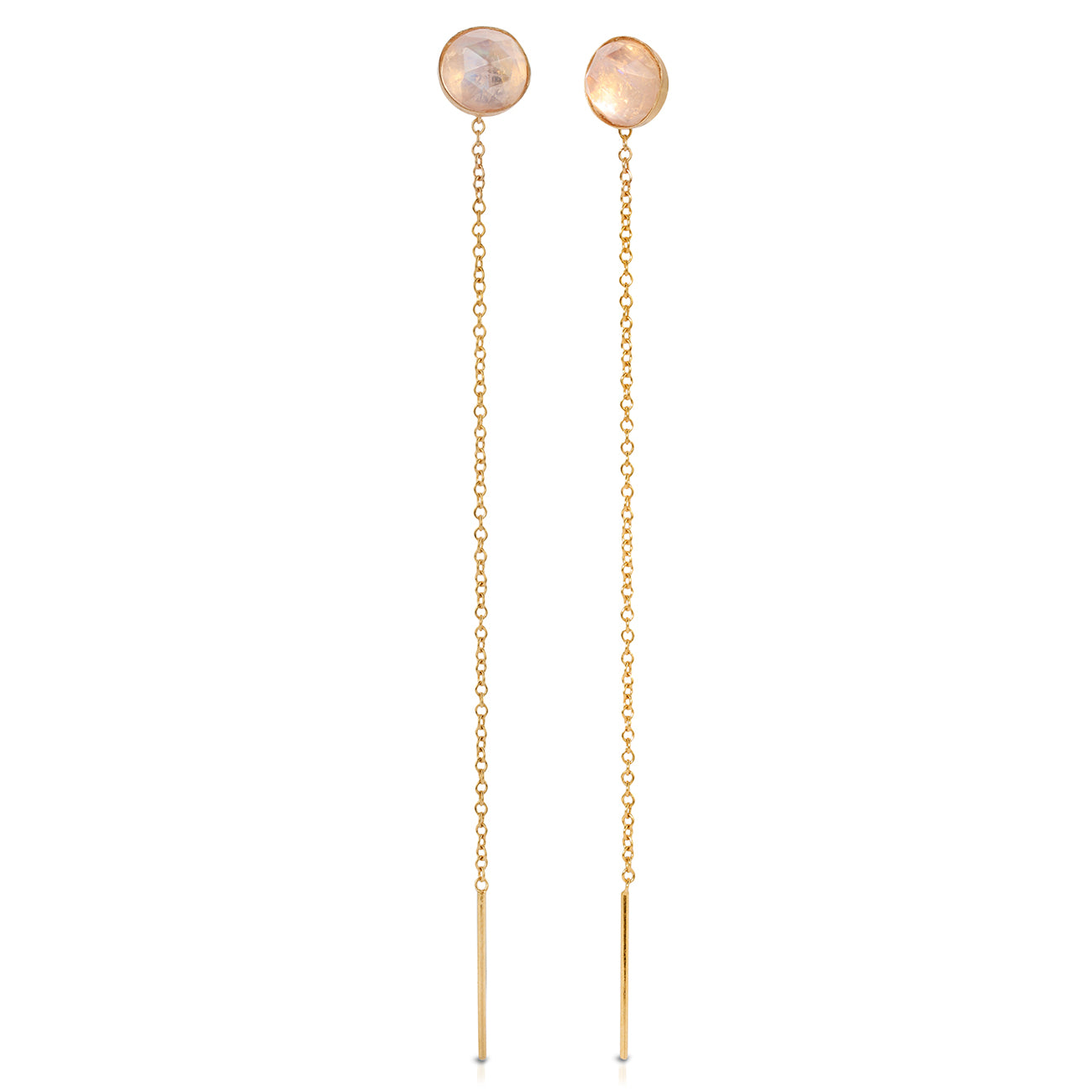Speedway Stud Thread Thru Earrings – 6mm
