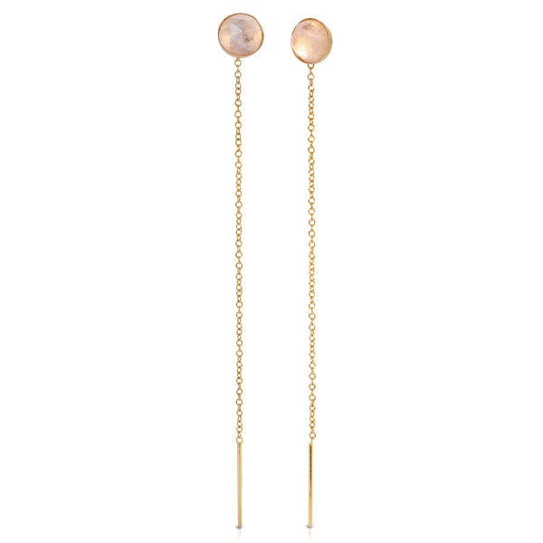 Speedway Stud Thread Thru Earrings – 6mm