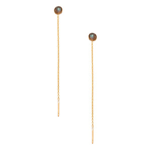 Speedway Stud Thread Thru Earrings – 6mm