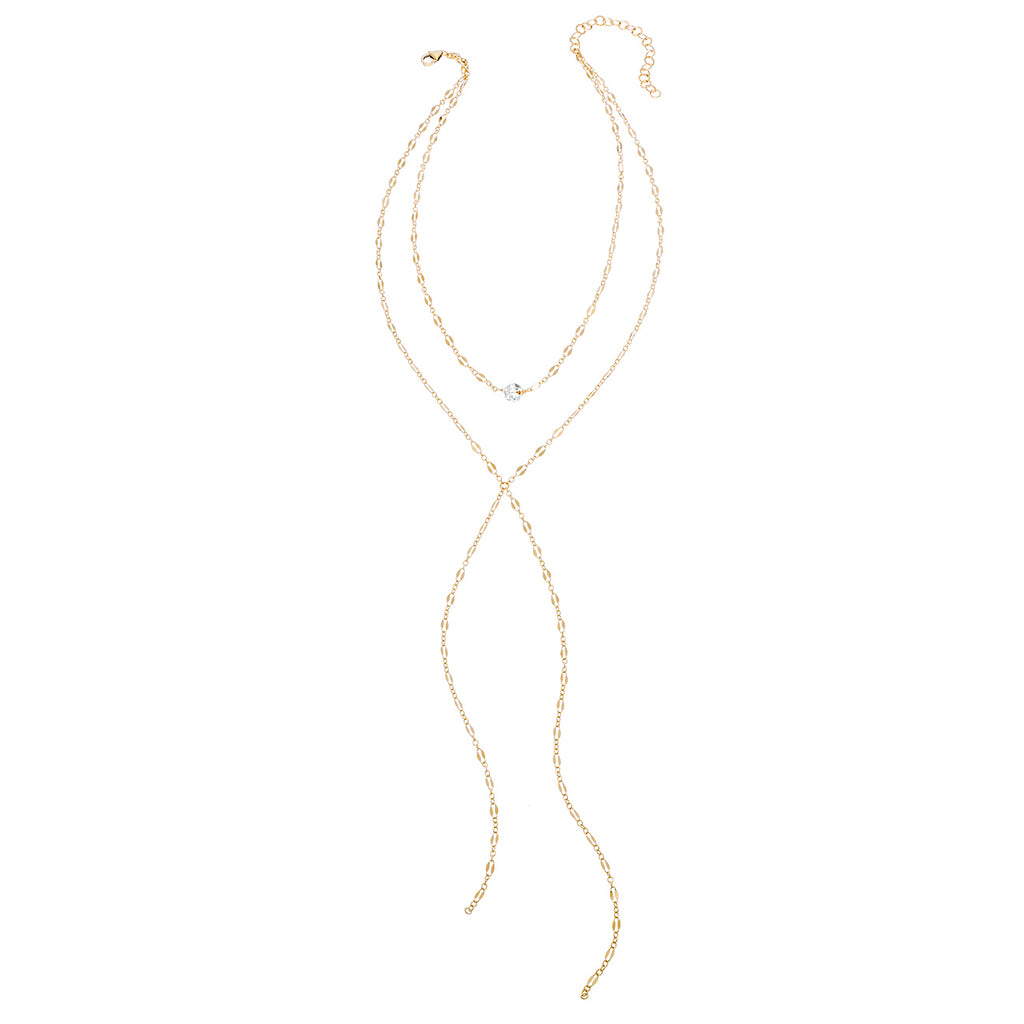 Speak to Me Lariat Necklace