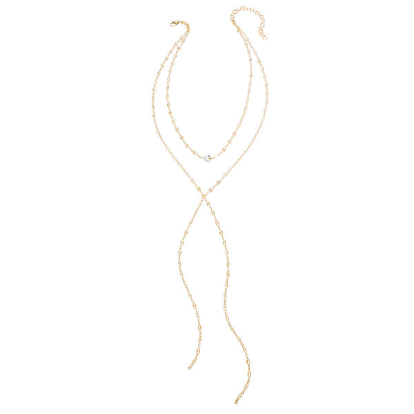 Speak to Me Lariat Necklace