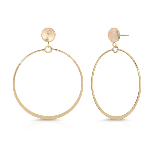 8MM Happy Hoop Earrings