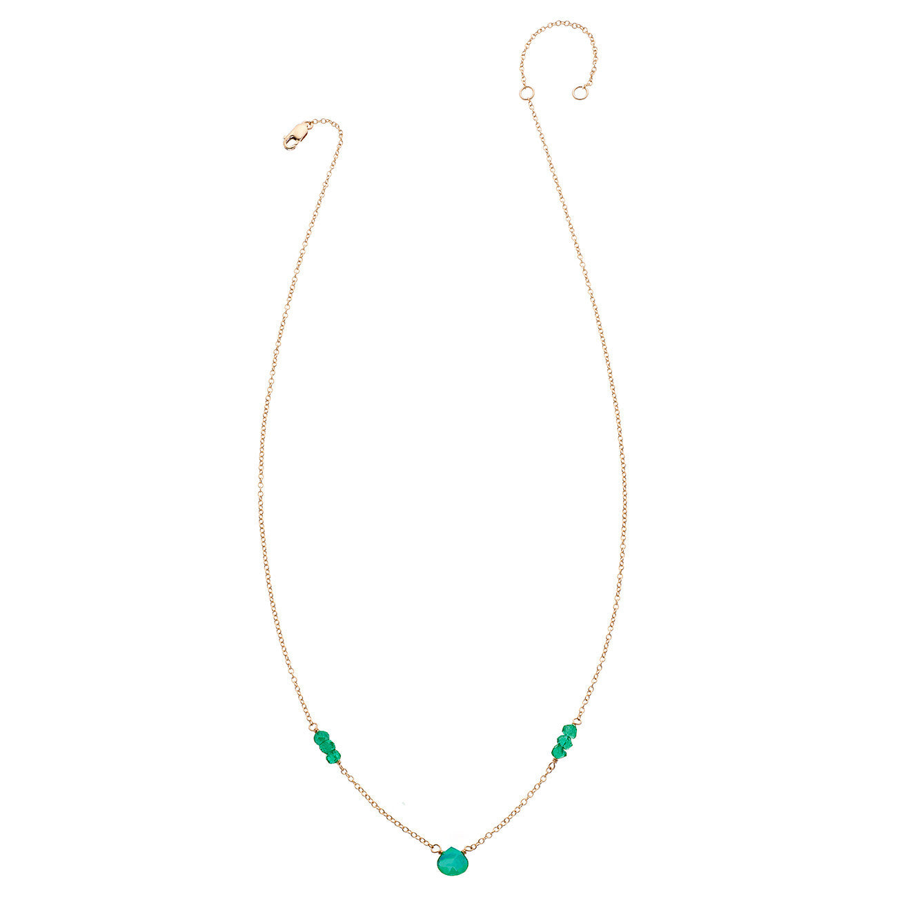 Tiny Gemstone Layering Necklace
