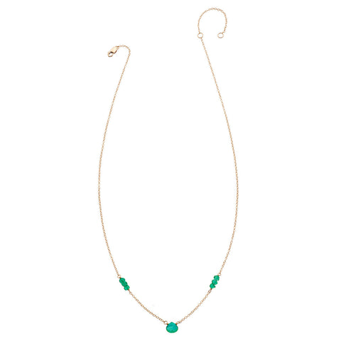 Tiny Gemstone Layering Necklace