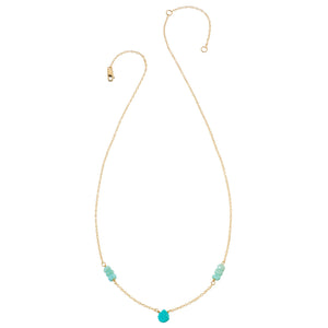 Tiny Gemstone Layering Necklace