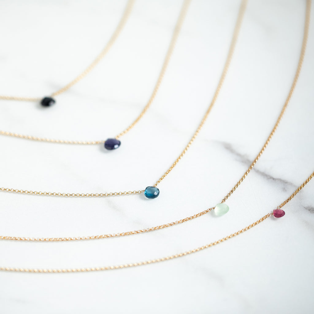Tiny Gemstone Necklace