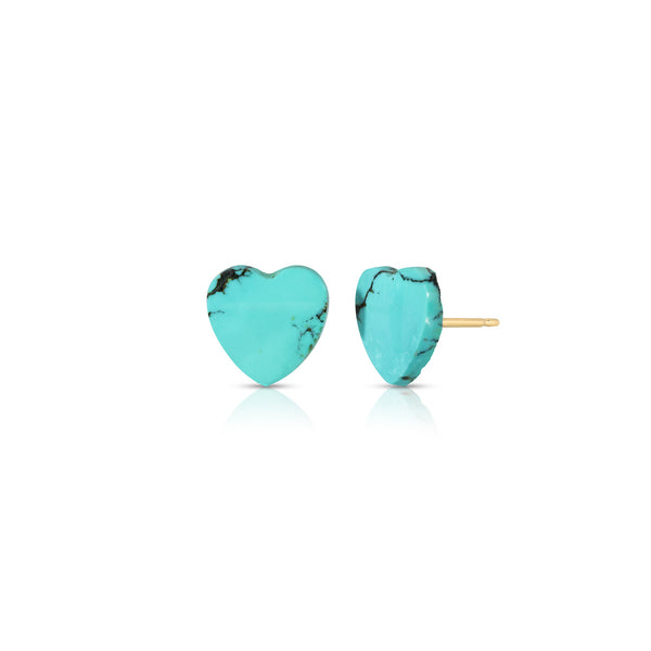 Teal stud earrings online