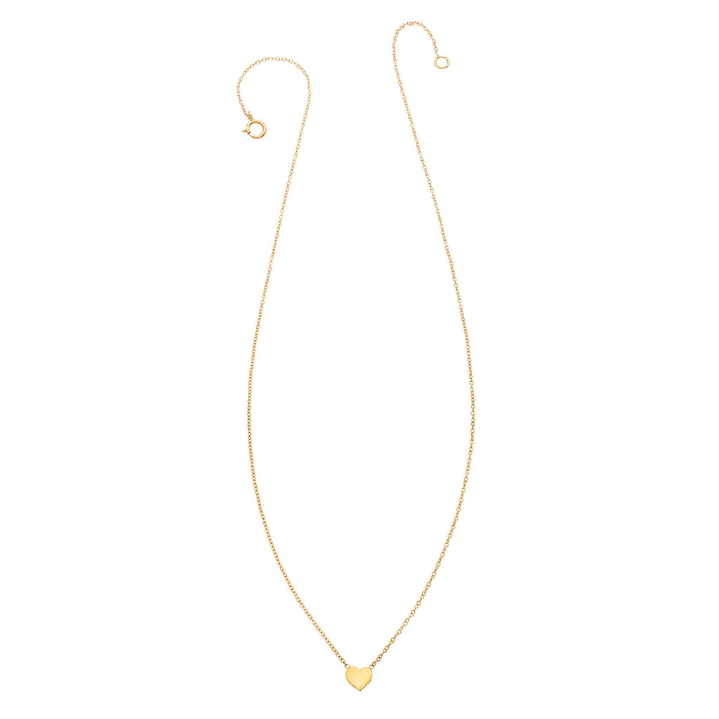 14K - Tiny Love Heart Necklace