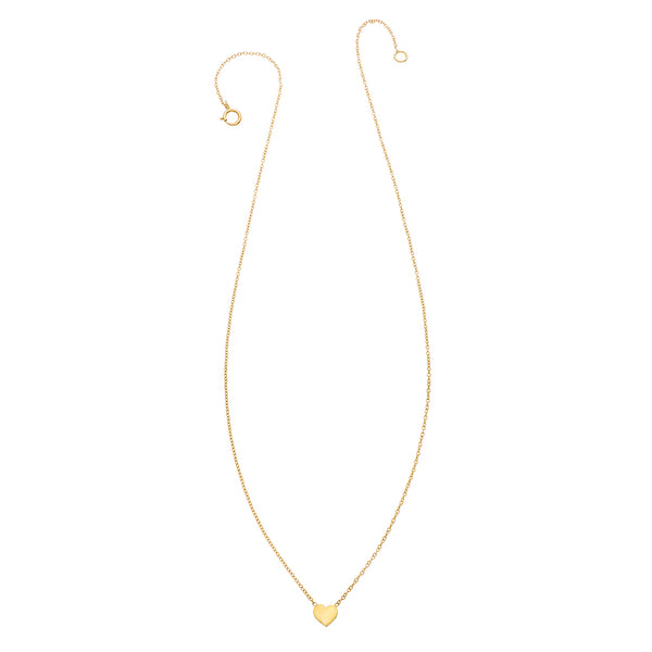 14K - Tiny Love Heart Necklace