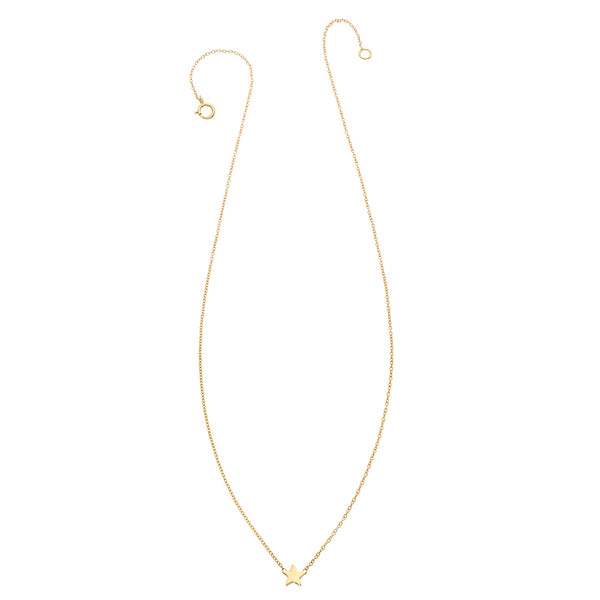14K - Tiny Love Star Necklace