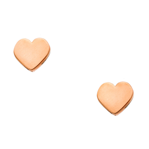 14K - Tiny Love Stud Earring Single - Heart