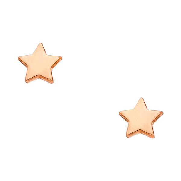 14K - Tiny Love Stud Earring Single - Star