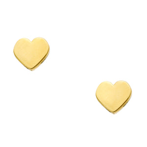 14K - Tiny Love Stud Earring Single - Heart
