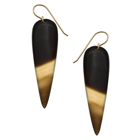 Water Buffalo Horn Earrings