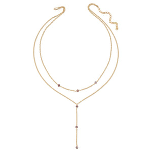 You Wish Draped Y Necklace