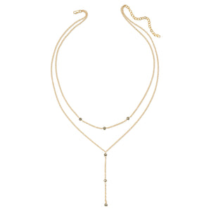You Wish Draped Y Necklace